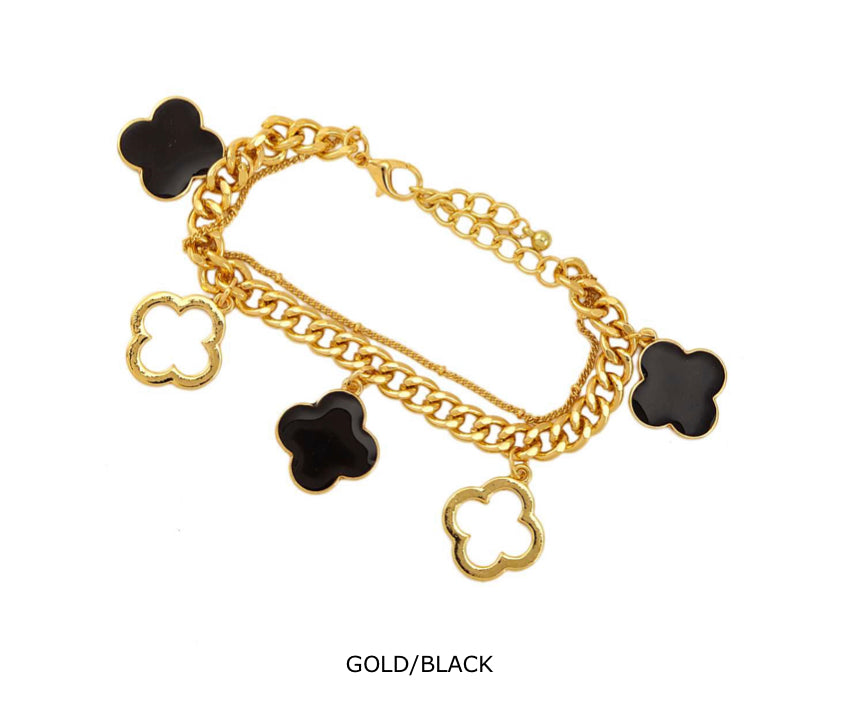 Clover jewelry  Set; Earring,Necklace, Bracelet