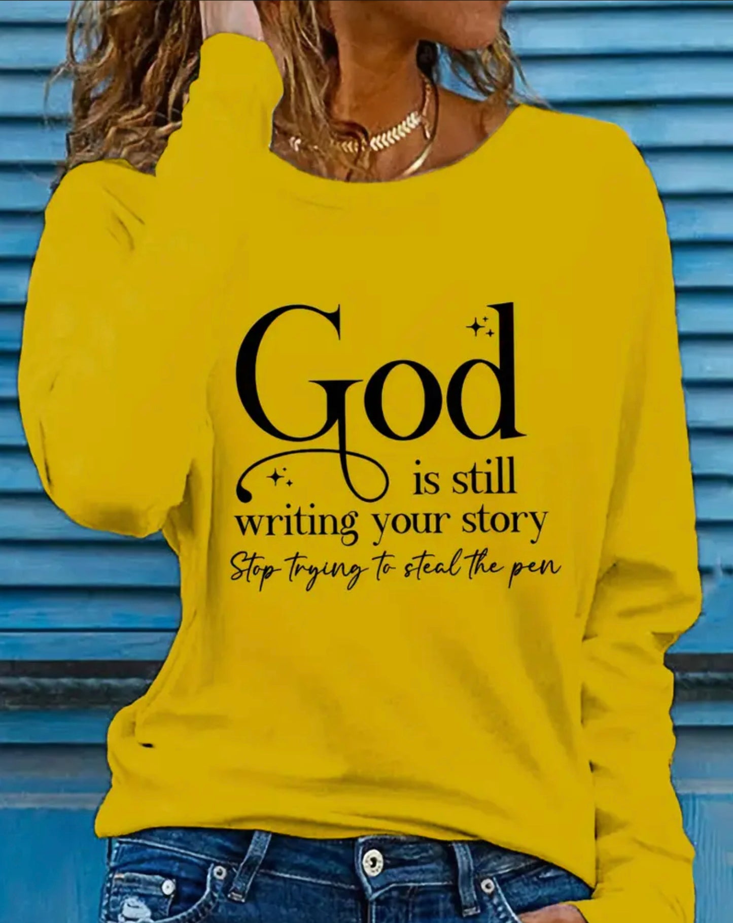 God Print t-shirt XL