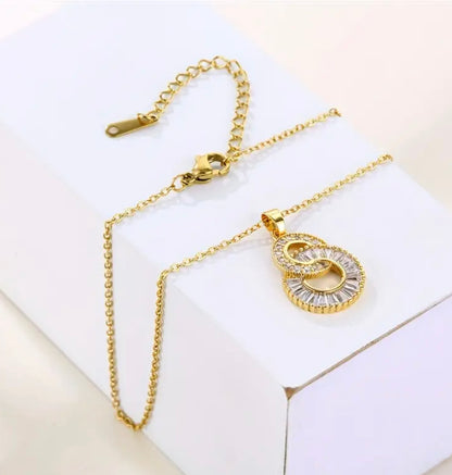 Necklace - Gold Stainless Steel
