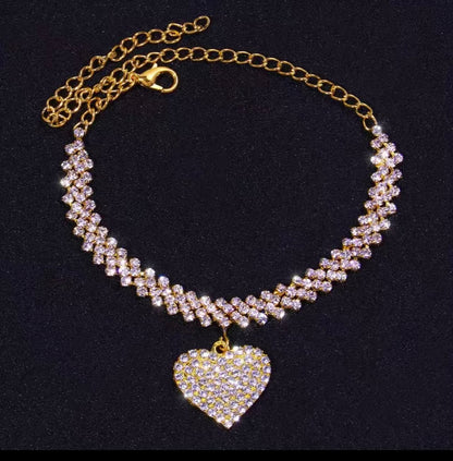Gorgeous Heart Anklet