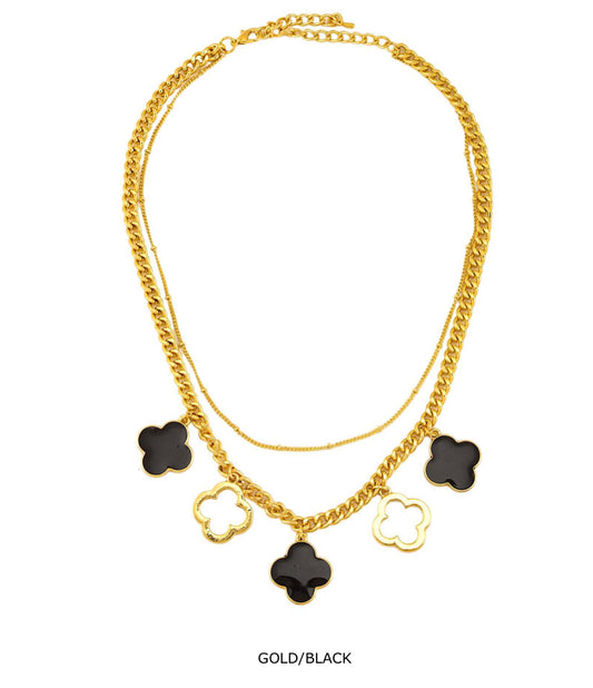 Clover jewelry  Set; Earring,Necklace, Bracelet