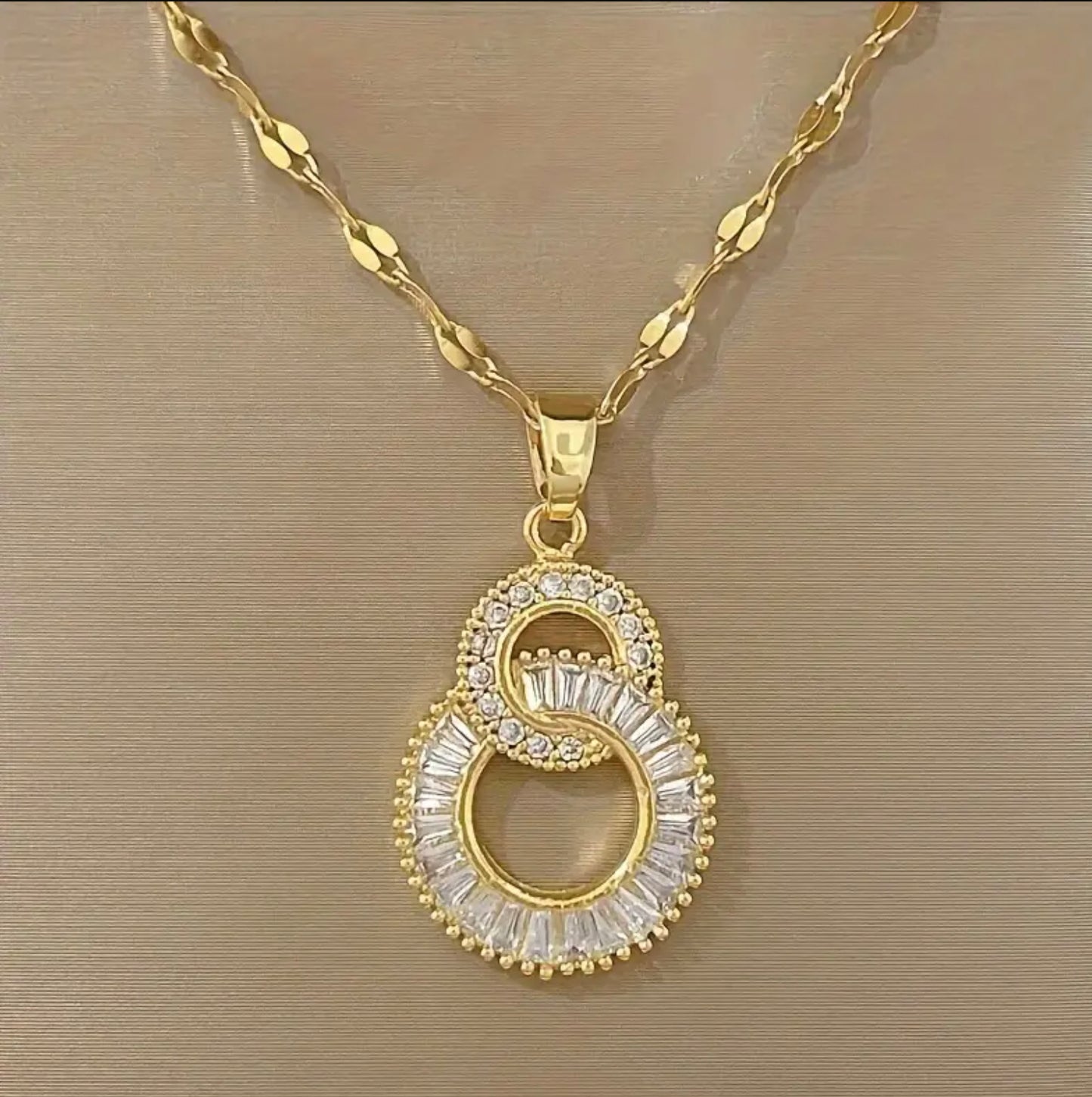 Necklace - Gold Stainless Steel