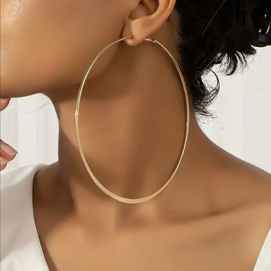 Golden Hoop Earring