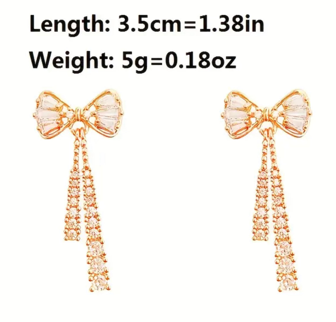 Bow Earrings / Gold